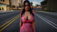 Девушка в платье с горошком для GTA San Andreas