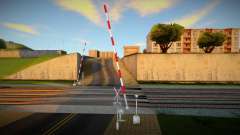 One Tracks old barrier and with bell and lights для GTA San Andreas