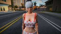 Женский скин в пижаме для GTA San Andreas