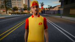 Wmybmx Pizza Uniform для GTA San Andreas