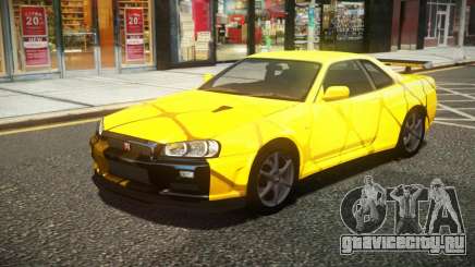 Nissan Skyline R34 N-Tune S8 для GTA 4