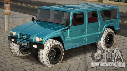 Toyota Mega Cruiser [Blue] для GTA San Andreas
