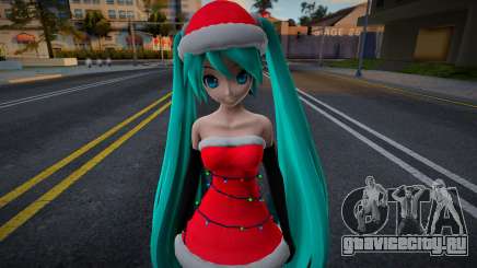 PDFT Hatsune Miku Santa v2 для GTA San Andreas