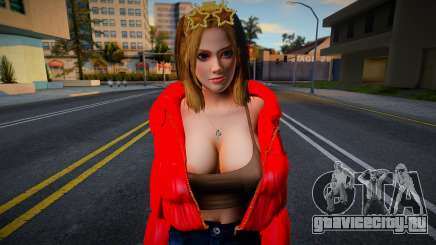 Tina Armstrong - Skinny Slip Puffer Jacket Happy для GTA San Andreas