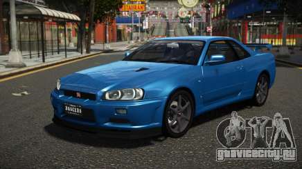 Nissan Skyline R34 G-Sports V1.1 для GTA 4