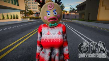 DOAXVV Yukino - Christmas Sweater Dress v2 для GTA San Andreas