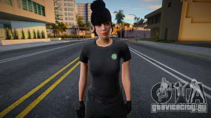 Police-Girl v1 для GTA San Andreas