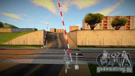 One Tracks old barrier and with bell and lights для GTA San Andreas