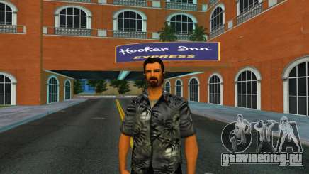 Mean Street Taxis Driver Skin для GTA Vice City