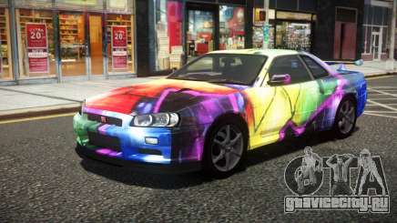 Nissan Skyline R34 N-Tune S14 для GTA 4