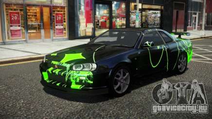 Nissan Skyline R34 N-Tune S6 для GTA 4