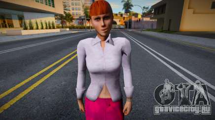 Обычная женщина в стиле КР 2 для GTA San Andreas