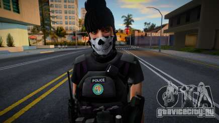 Police-Girl v2 для GTA San Andreas