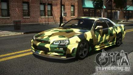 Nissan Skyline R34 R-Sport S5 для GTA 4