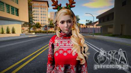 Aerith Gainsborough - Chrismas Sweater Dress v2 для GTA San Andreas