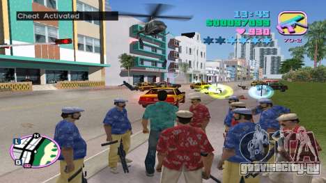 Taxi With Bodyguard для GTA Vice City