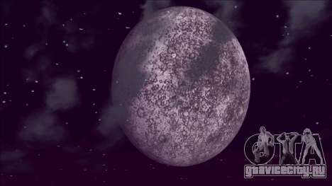 Планета Меркурий вместо луны для GTA San Andreas