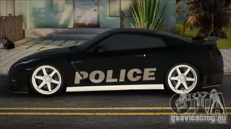Nissan GTR R35 VTR - Полиция для GTA San Andreas