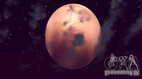 Планета Плутон вместо луны для GTA San Andreas