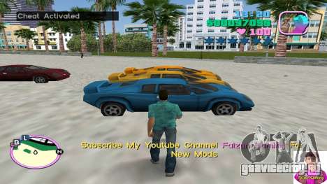 Spawn Infernus Car для GTA Vice City