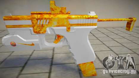 Pistol MKII White And Fire для GTA San Andreas