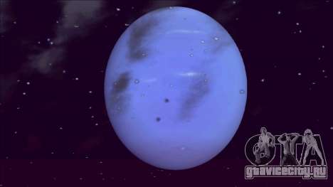 Планета Нептун вместо луны для GTA San Andreas