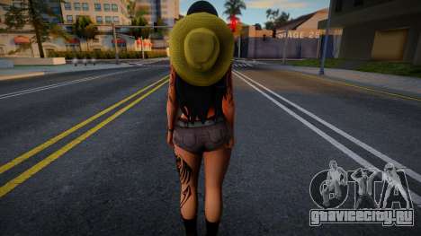 Cowboy Girl v2 для GTA San Andreas