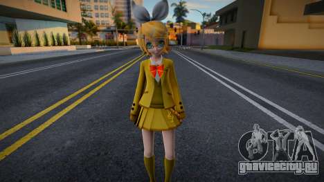 PDFT Kagamine Rin School Outfit для GTA San Andreas