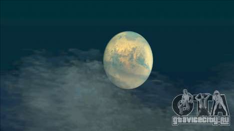 Планета Марс вместо Луны для GTA San Andreas