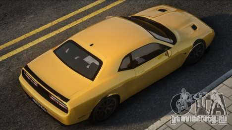 Dodge Challenger SRT Hellcat German Plate для GTA San Andreas