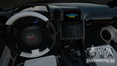 Nissan GT-R R35 stoc для GTA San Andreas