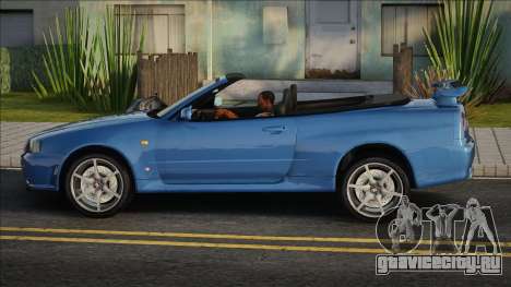 Nissan Skyline R34 Convertible для GTA San Andreas