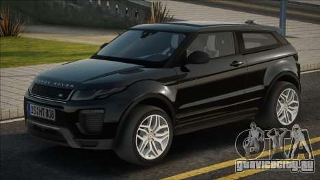 Range Rover Evoque Black для GTA San Andreas