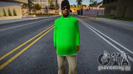 Ballas (Grove Outfit) v3 для GTA San Andreas