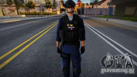 RETEXTURE BY AMIINATORE SWAT SFPD для GTA San Andreas