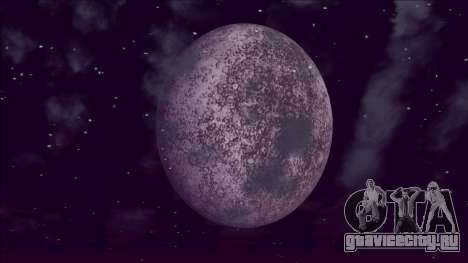 Планета Меркурий вместо луны для GTA San Andreas