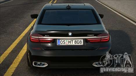 BMW i750 2017 Black для GTA San Andreas