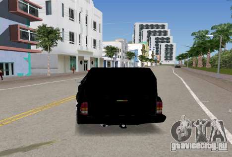 Toyota Hilux Police Car in Black Color для GTA Vice City