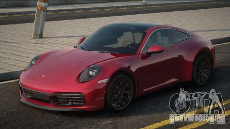 Porsche 911 (992) Red для GTA San Andreas