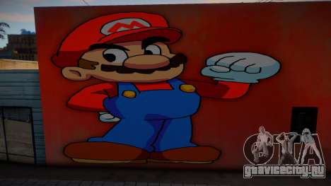 Mural Anime Mario для GTA San Andreas