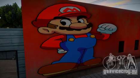Mural Anime Mario для GTA San Andreas