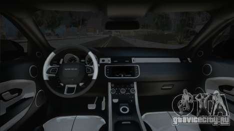 Range Rover Evoque Black для GTA San Andreas