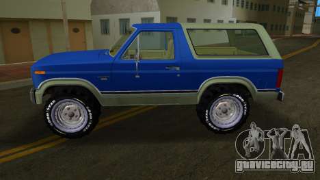 Ford Bronco XLT для GTA Vice City