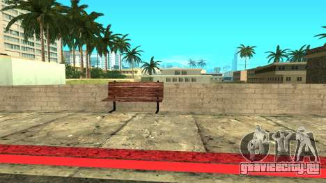 Скамейка Loft для GTA San Andreas