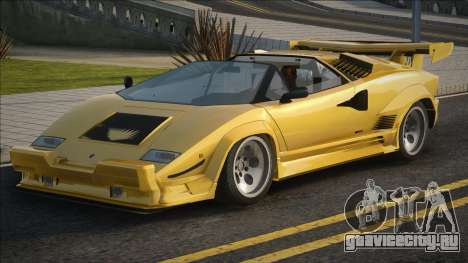 Lamborghini Countach Yellow для GTA San Andreas
