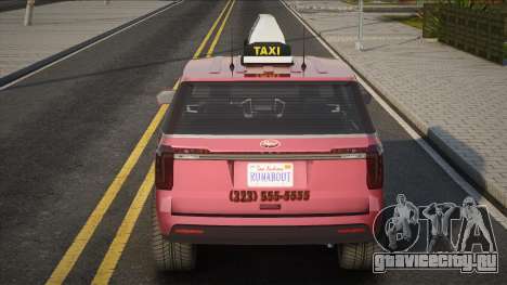 GTA V Vapid Aleutian Taxi для GTA San Andreas