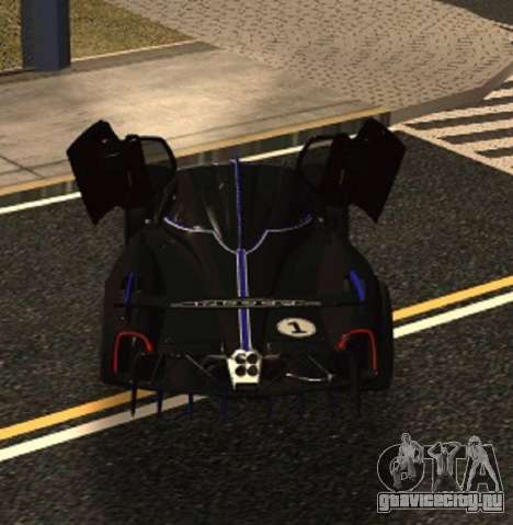 Pagani Huayra R для GTA San Andreas