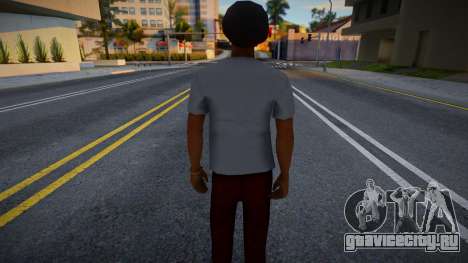 Молодой человек в белой футболке для GTA San Andreas