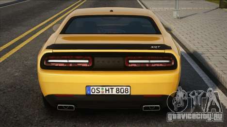 Dodge Challenger SRT Hellcat German Plate для GTA San Andreas