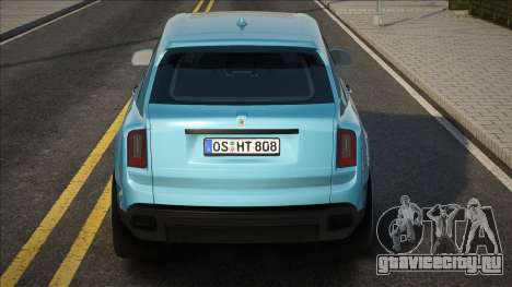 Rolls-Royce Cullinan German Plate для GTA San Andreas